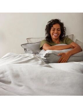 Luxury Heathered Cashmere Pillowcase Set Euro